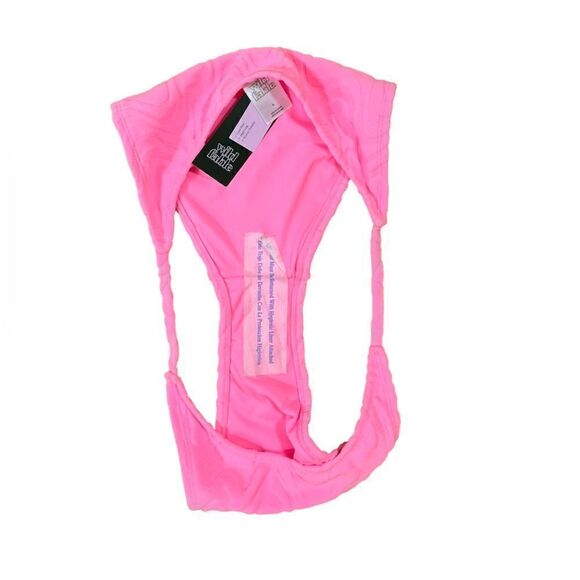 Wild Fable Wavy Textured Pink Bikini Bottoms, Size L, NWT - Picture 3 of 8